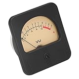 TIKATARER Vu -Messgerät, Spannung 2,8 V 3,8 V 20 MA DB Level Meter -Stromverstärker Vu Meter für Home Stereo mit Hintergrundbeleuchtung Messgerät für Aufnahme Studio Home Audio