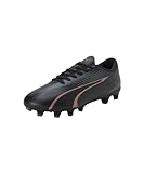 PUMA Fussballschuh Unisex Kinder, Puma Black Copper Rose, 38.5 EU