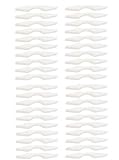 Youning Anti-Fog Nasenbrücke Nasensteg-Pads Nasenrücken Nasen-Stützklammer Nebelfreies Zubehör Mikrofaser Gedächtnis Schaum Verhindern Sie Das Beschlagen Der Brille Den Nasenclip (40pcs)