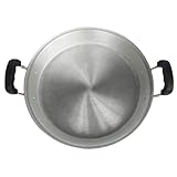 Lylithuif Bratpfanne mit zwei Griffen, Antihaft-Pfanne, verdickter Aluminiumtopf, Kochgeschirr mit flachem Boden, für Flüssiggasherd, Grillen, Pfannkuchen, Rührei