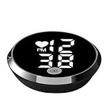 Uhr für Armaturenbrett, Uhr zum Aufkleben für Lüftungsgitter, LED-Display, klein, Aufkleber für Motorrad, Lüftung, LKW