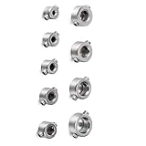 9 Pieces Drillbit Mit Tiefenbegrenzungsfunktion Für Verbesserte Bohrgenauigkeit Stahl Bit Stopp Collar Set Stopp