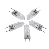 WYLIELAMSH 5PCS G8 120V 20W 35W 50W Glühbirnen Eingesetzte Perlen Kristall Lampe Halogenlampe Halogen Glühbirnen Kapsel,120V-20W