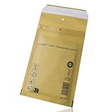 Switory 25stk Luftpolsterumschläge Polsterumschlag Versandtaschen A1(120 x 175 mm) 11/A, Braun Luftpolstertaschen geeignet für DIN A5, Versandverpackung mit Selbstklebeverschluss