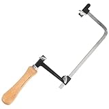 HEATSHAKING Kleine Metallsäge mit Holzgriff Präzise Bügelsäge für Schmuck und Metallbearbeitung Rostbeständig Ergonomisch für Heimwerker und Handwerkzeuge