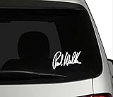 My Rock Shirt Paul Walker Unterschrift 20 cm hochwertiger Aufkleber für Auto, Scheibe, Lack, alle glatten Flächen, viele Farben zur Auswahl