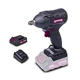 Gomag ½ Zoll Akku-Schlagbohrschrauber GO-SCS350BL Brushless | max. 370 Nm | ½ Zoll Werkzeugaufnahme | Schlagzahl 3600 bpm | Inkl. 3x Steckschlüssel (17 mm, 19 mm, 21 mm) sowie 2 Ah Akku & Ladegerät