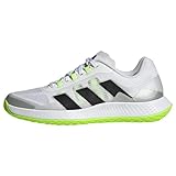 adidas Herren Forcebounce Volleyball Shoes Sneaker, FTWR White/core Black/Lucid Lemon, 43 1/3 EU