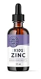 Vimergy Kids Zinc Flüssiges Nahrungsergänzungsmittel – Schnell Absorbierende Zink Tropfen für Kinder – Kein Zucker, keine Farb- oder Geschmacksstoffe – Vegan, Glutenfrei und Paleogeeignt (55 ml)