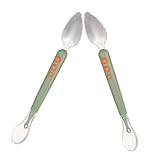 BESPORTBLE 2Stücke Fruchtpüreelöffel für Ergonomischer Babylöffel Einfachen Scrapen für Kleinkinder Neugeborene