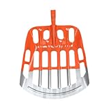 Qianly Schaufelkopf Pflanzspaten Ackerschaufel Getreideschaufel Landwirtschaftswerkzeug Robustes Zubehör Aus Stahl für Gartenliebhaber Und Professionelle La, Mehrfarbig, 39cm X 51cm