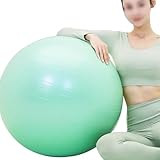 Gymnastikball in mehreren Größen, 2,0 mm extra dicker Yoga-Ball, Balance-Ball mit Schnellpumpe, Geburtsball, platzsicherer und rutschfester Stabilitätsball für Physiotherapie bei Geburtsübungen