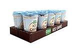 Latte Macchiato Eiskaffee, 10 x 230 ml, trinkfertig, mit Deckel und Getränkeöffnung, 10 Stück (Vanillekaffee 230 ml)