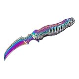 Herbertz CJH Einhandmesser, Skelett/Rainbow