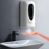Jewaytec Automatischer Desinfektionsspender 1000ml ,Wandmontage Elektrischer Automatisch Seifenspender mit Sensor, Alkohol Sprühgerät Desinfektionsmittelspender mit Sensor für Home Commerce