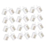 Cabilock 25Stücke Kleine Transparente Geschenktüten mit Griffen für Hochzeiten Geburtstagsfeiern Präsentationen Robuste Papiertüten für Einfache