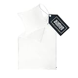 SCHÖNER WOHNEN Satin Bettwäsche 135x200 Baumwolle Weiß - Luxus Bettwäsche-Set 2teilig - weich & atmungsaktiv - bestehend aus 1 Bettwäschebezug und 1 Kopfkissenbezug 80x80cm - Öko-Tex Zertifiziert