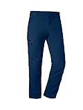 Schöffel Herren Pants Folkstone, leichte Wanderhose mit Stretch-Material, robuste Outdoor Hose mit sportlichem Schnitt, dress blues, 52