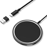 Apple Ladegerät MogSafe, iPhone Schnellladegerät, magnetisch, 15 W, Induktion, kompatibel mit iPhone 17/16/15/14/13/12/X/XS/XR Serie, AirPods 4/3/2/Pro2 04