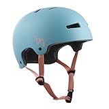 TSG Evolution Fahrrad- und Skate-Helm mit eng anliegender Passform, für Radfahren, BMX, Skateboarden, Rollerblading, Roller Derby, E-Boarding, E-Skating, Longboarding, Park-Skating, Urban | EPS, Satin