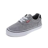 Levi's Thane Sneaker für Kinder, unisex, Grau/Schwarz, 1 Little Kid