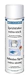 WEICON Sprühkleber extra stark 500 ml, transparentes Klebespray, für Filz, Schaumstoff, Leder, Teppich, Gummi, Holz