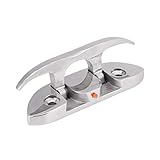 BOROCO Anlegeklampen für Boote, Hochklappbare Bootsklampe 4 1/2' Klappklampe aus Edelstahl Klappklampe für Boote