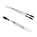 Gadpiparty 1 Satz Stempel Pinzette Philatelistische Pinzette Modellieren Hobby Und Twee Greifen Sammlerwerkzeuge Für Briefmarken Wimpernfunktionen Stempelzange Pvc 2 Stück