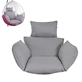 Kissen FüR HäNgesessel Outdoor,Ersatzpolster FüR HäNgesessel, VerschleißFest HäNgekorb Kissen,Bequem Sitzkissen Polster FüR HäNgesessel füR Eierschaukelstuhl, Rattan-HäNgesessel, Rattan-HäNgesessel
