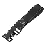 Sewroro Anti Verlust Handschuhclip aus Kunststoff und Leder Rutschfester Winterhandschuhhalter mit Gürtelclip Wiederverwendbar für Feuerwehr Hand und Arbeitshandschuhe