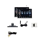 Kopfstützenmonitor Auto Kopfstütze Display Multifunktions Tablet Touchscreen 4K Movie Player Auto Rücksitz TV Monitor Link Out Umfassendes Seherlebnis(2 PCS Android)