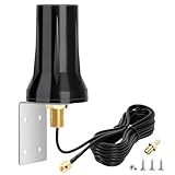 Nelawya 5G 4G LTE Antenne Outdoor 5 dBi 698-3800MHz Long Range Omnidirektionale Antenne mit SMA/TS9 Stecker für 5G 4G MiFi Mobile Hotpots Router Cellular Trail Camera