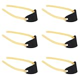 6 Stück Steinschleuder Gummi,Profi Schleuder Gummi,13.5cm Zwille Erwachsene Ersatzgummi,Schießspiele Ersatzgummi Steinschleuder,Jagd Katapulte Gummi mit Hoher Zugkraft,für Outdoor Schießen Hunting