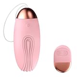 Oziral Vibrator mit fernbedienung, G-Punkt- und Klitorisstimulation, 10 Vibrationsmoden ferngesteuerter Sexball, Sexspielzeug für Paare und Frauen, wiederaufladbares Vibro-Ei, Little Whale Style, Pink