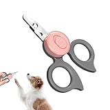 lxjel Krallenschneider für Hunde mit Licht, Krallenschneider für Hunde mit Licht - Safety Guard Krallenschleifer für Hunde,Benutzerfreundlicher Haustier-Nagelknipser mit ergonomischem Griff,