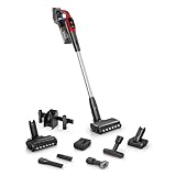 Bosch Akku-Staubsauger Unlimited 9 ProAnimal BKS941PET, kabellos, MicroClean Technology, Display, Staubkomprimierung, HEPA-Filtersystem, 10 J. Motorgarantie, 4Ah Akku, LED-Licht, Schnellladegerät, rot