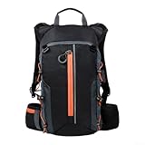 Fahrradrucksack mit 10 l Fassungsvermögen, reißfestem Nylon, Netz-Belüftung und versteckter Aufbewahrungstasche für Outdoor-Aktivitäten (B)