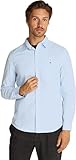 Tommy Hilfiger Herren Hemd Flex Poplin Kent Collar Businesshemd, Blau (Sweet Blue), L
