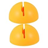 WESIEVYA 2 Stück Eckfahnen Basis, Fußballstangen Basis, Outdoor Sporttraining, Fußball Übungsausrüstung, Fußballplatzausrüstung, Stabilitätsstangen Basis, Fußball Ausdauertrainingstool,