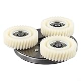 Gdfnmogo 500 W-750 W Motor, 3-teilig, Planetengetriebe-Set, 35T/36T, 47,5 mm mit 88 mm Kupplung, geeignet für Elektrofahrradteile, Nylon, Metallic-Silber