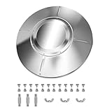 Helilyco Aluminium-Wärmereflektor-Schild, Regenschirm-förmige Terrassen-Gasheizungen, Ersatzabdeckung mit vorgebohrten Löchern, Silber