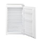 Respekta Einbau-Vollraumkühlschrank ohne Gefrierfach 88 cm / 134 L Fassungsvermögen / Wechselbarer Türanschlag / Automatisches Abtauen des Kühlteils / KS880 / Max. 38 dB / in weiß