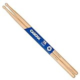 CASCHA Maple 7A Drumsticks - ideal für sanften Rock - Schlagzeug-Sticks für Fortgeschrittene - 1 Paar Wooden-Sticks - Schlagzeug-Zubehör aus Ahornholz, HH 2362, Natur