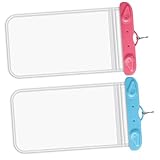 CONGARTENO 2 Stück wasserdichte Handyhüllen Schutzbeutel aus Transparentem mit Stabilem Trageband Wasserfeste Handy schutzhülle für Outdoor Strand Schwimmen und Reisen