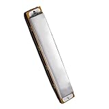 Polyphone Mundharmonika mit 24 Löchern, C-Schlüssel, professionelles Performance-Instrument (24-Loch-G)
