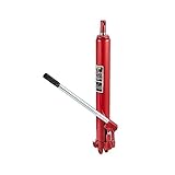 Manueller Wagenheber, Hydraulischer lanr -Wanheber mit Einer Kapazität von 3 Tonnen/4 Tonnen, mit Einzelkolbenpumpe und Gabelkopfsockel, manueller Hubarbeitsbühne mit Griff(3T Blue)