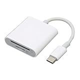 USB-C-SD-Kartenleser, Aluminiumlegierung, 3 Steckplätze, USB 3.0 Typ-C-Kartenleser, kompakter Flash-Kartenleser, USB-C-SD-Kartenleser für Laptop, Tablet, Handy