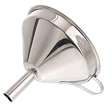 Toyvian Küchenhelfer Aus Edelstahl Mit Wein Und Öl-transfertrichter Praktischer Flüssigkeitstrichter Für Schmale Gläser Flaschen Und Behälter Leicht Zu Reinigen Und Spülmaschinenfest