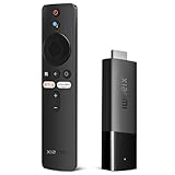 Xiaomi TV Stick 4K, Mi Streaming Android TV Stick, Android T V 11 Streaming-Gerät, integrierter Chromecast, IR-Bluetooth-Fernbedienung, Google Vocal Assistant, kompatibel mit Dolby Atmos und Dolby