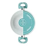 Genius Cerafit Revolution Kochtopf 26 CM 2-tlg., Keramik antihaftbeschichtet, Suppen Fleisch Topf mit Glasdeckel PFAS frei, Thermo Speed, alle Herdarten Backofen Spülmaschinen geeignet